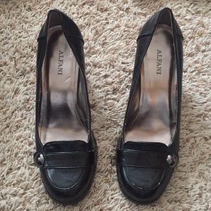 Alfani heels black.